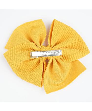 40 Colors Solid Fabric Hair Bows Clips for Baby Girls, Toddlers & Teens | Alligator Hair Accessories - Buy Online on GoSupps.com