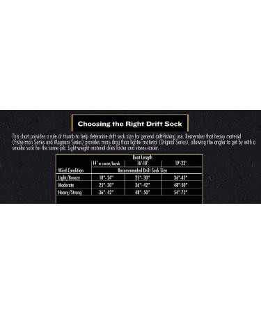 Lindy Drift Control Drift Sock Boat Bag - 42'' Parachute Drift Anchor for Fishing Boat | Fisherman Series - Buy Online on GoSupps.com