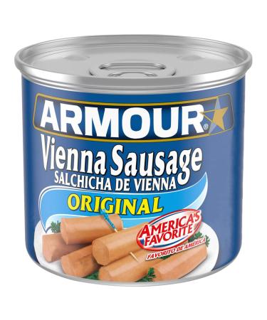 Armour Star Vienna Sausage, Original Flavor, Canned Sausage, 4.6 OZ (Pack of 48) 4.6 Ounce, 48 Pack