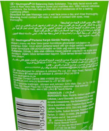  Neutrogena Neutrogena Visibly Clear Pore & Shine Daily Exfoliant 150 ml - Buy Online on GoSupps.com