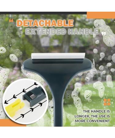 Multifunctional Screen Brush Household Tool Double-Sided Window Glass Cleaner Plastic Clean Screen Window Dust Cleaning Tool - Buy Online on GoSupps.com