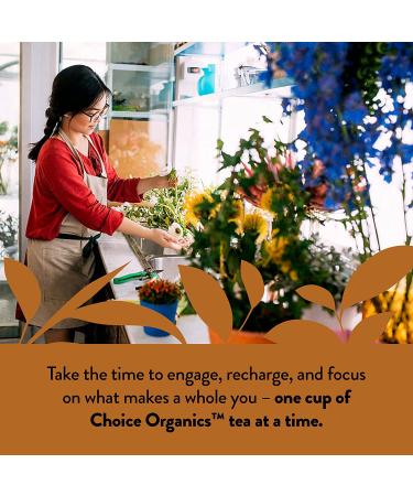 Choice Organic Teas Puerh Tea Cocoa Mint - 16 Bags | Organic & Delicious - Buy Online on GoSupps.com