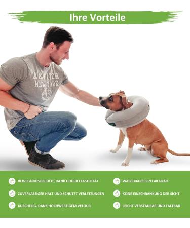 Shop MC-Royal Premium Inflatable Dog & Cat Collar - Size S | Reliable Protection Comfort & Leakage Prevention - Buy Online on GoSupps.com