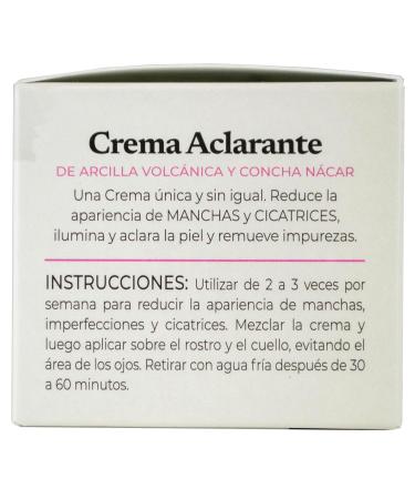 Concha Nacar Crema Aclarante No.3 Brightening Mask 3 oz - Reduce Spots & Scars | Skin Brightening Cream for Face | 3 Ounce - Buy Online on GoSupps.com