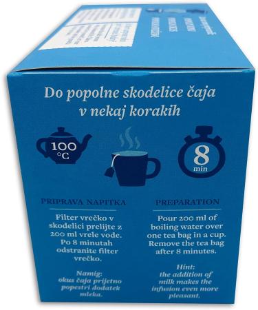  UPSY Alpine Mountain Herbal Tea - 4 packs of 20 tea bags (80 tea bags) (Balance Tea 80 tea bags) - Buy Online on GoSupps.com