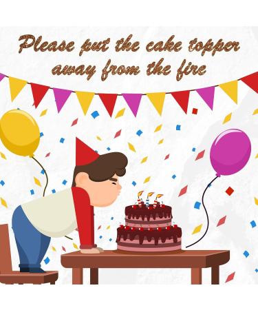 Personalize Pro Bumble Bee Cake Topper Custom Colour Any Name & Any Age Glitter Cake Decoration For 1st 10th 16th 18th 20th 21st 30th 40th 50th 60th 70th 80th Double Sided Glitter Light Gold - Buy Online on GoSupps.com