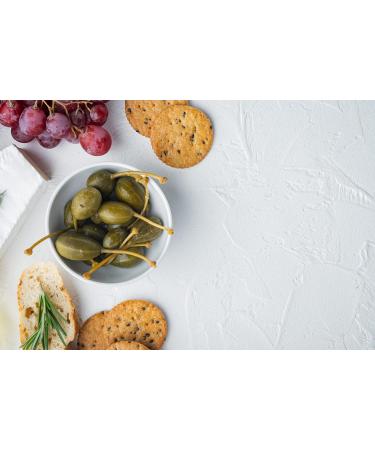 Tealdi Pickled Caper Apples in Jar - Authentic Italian Antipasti | 280g Large Capers with Stem - International Shipping Available - Buy Online on GoSupps.com