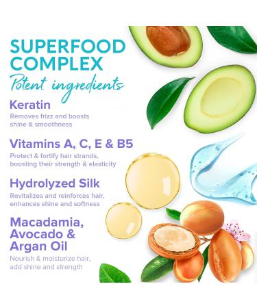 MAREE Hair Serum for Frizzy & Damaged Hair - 2 Pack Keratin & Moisturizing Oil Capsules with Avocado Jojoba & Argan Oil - Leave-in Anti-Frizz Treatment with Vitamins A E & B5 - 6.4 Fl Oz - Buy Online on GoSupps.com