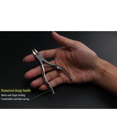 Precision Nail Clippers Nippers Scissors Cutters for Thick Ingrown Toe Nails- Heavy Duty Toenail Clippers With Surgical Grade Stainless Steel and Humanized Design Handle Pedicure Manicure Tool - Buy Online on GoSupps.com