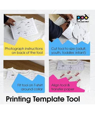 PPD Inkjet Premium Iron-On Light T Shirt Transfer Paper 8.5x11 - Pack of 100 Sheets (PPD001-100) - Buy Online on GoSupps.com