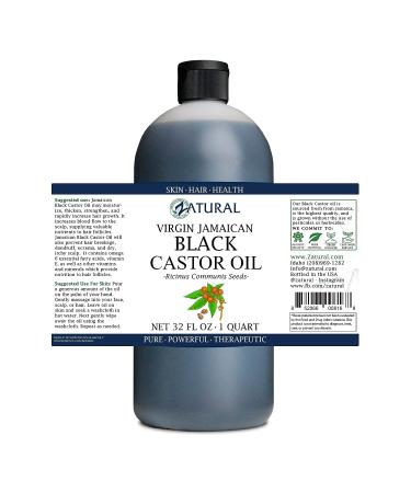 Zatural 100% Pure Jamaican Black Castor Oil - 32oz Bottle - Buy Online on GoSupps.com