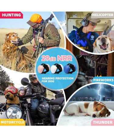 derYEP Dog Earmuffs 29dB NRR for Hearing Protection - Medium White - Buy Online on GoSupps.com