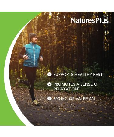 NaturesPlus Herbal Actives Valerian 600mg Extended Release - 30 Tablets - Vegetarian Gluten Free - 30 Servings 30 Count (Pack of 1) - Buy Online on GoSupps.com