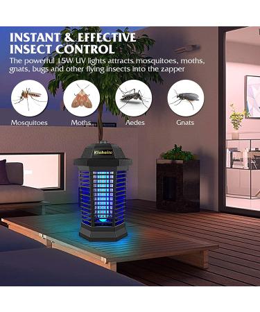Klahaite Bug Zapper: Indoor & Outdoor Electric Mosquito Killer - 1 Pack - Buy Online on GoSupps.com