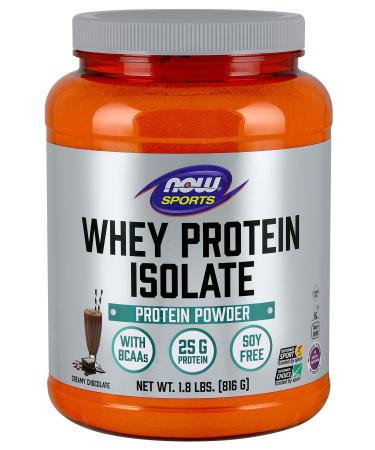 NOW Foods Whey Isolate Chocolate 1.0 Count