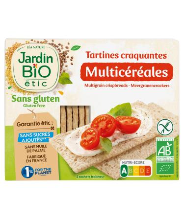 Jardin BiO tic - Crunchy Multi-Cereal Gluten Free Toasts