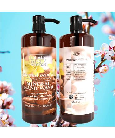 Dead Sea Almond Vanilla Foaming Hand Soap - 2 Pack (67.6 Fl. Oz) with Minerals - Buy Online on GoSupps.com