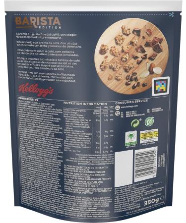  Italian Gourmet E.R. Cereali Extra "Barista Edition" | Try Coffee & Chocolate | Breakfast Cereals Cereals Crispy Oatmeal Cereals | 3 x 350g + Italian Gourmet Polpa 400g - Buy Online on GoSupps.com