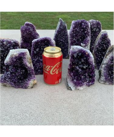 Natural Crystal Rough Natural Crystal Rough Tog Quality Hote Uruguary Dark Purple Amethyst Cluster Natural Amethyst Geode Crystal Decoration Antiques Exorcise Evil Spirits Money Drawing Semi-Precious 260-300g - Buy Online on GoSupps.com