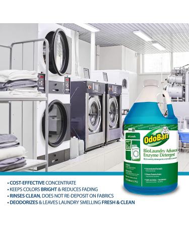 OdoBan Professional 1 Gal Eucalyptus Odor Eliminator & 1 Gal BioLaundry Enzyme Detergent - 2 Pack - Buy Online on GoSupps.com