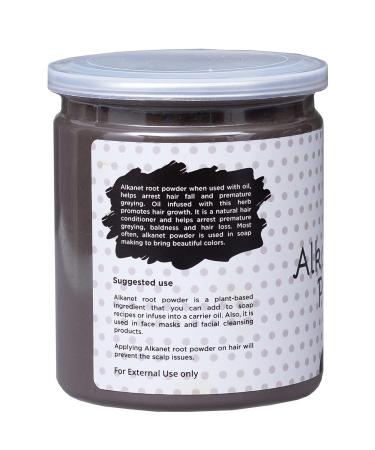 Alkanet Root Powder 10oz - 100% Natural Colourant for Soap Making | Gorgeous Color Shades | Ratanjot Root Powder by Yogis Gift  - Buy Online on GoSupps.com