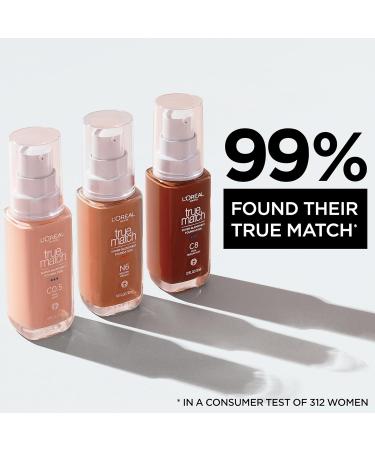 L'Oreal Paris True Match Super Blendable Foundation Medium Coverage Liquid Foundation Makeup - 1 Fl - Buy Online on GoSupps.com