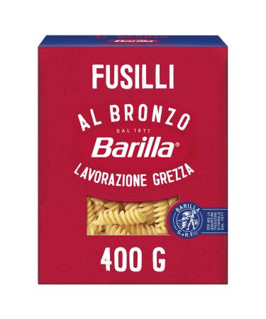 Barilla Pasta Al Bronzo Fusilli formed with bronze matrices for intense roughness 100% high quality durum wheat 400g - Buy Online on GoSupps.com