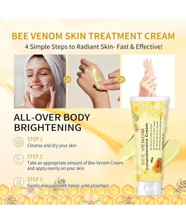 Bee Venom Cream Bee Venom Skin Treatment Cream (4 Fl Oz (Pack of 2)) - Buy Online on GoSupps.com