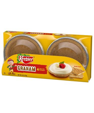 Keebler Ready Mini Pie Crusts - Graham Cracker - 4 oz (Pack of 6) | Delicious & Convenient Mini Pie Shells - Buy Online on GoSupps.com