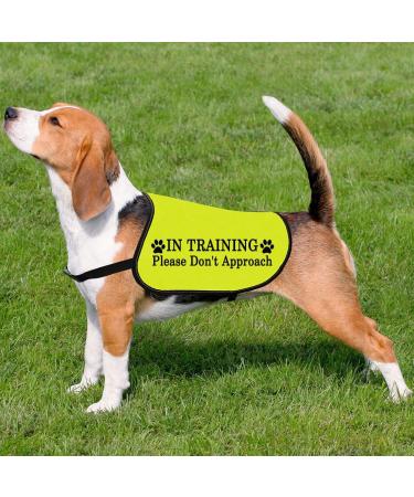Shop 'In Training' Dog Vest - Don't Approach Ask Before Petting - EU Shipping Available - Buy Online on GoSupps.com