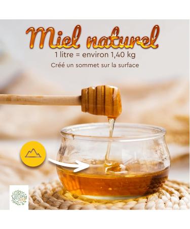Buckwheat honey pure & raw & raw | 1.1 kg | Honey comes directly from the Polish beekeeper | Fresh | Honey in a glass jar - Buy Online on GoSupps.com