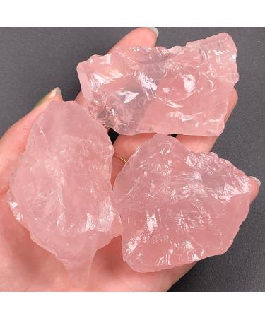 Home Decoration Natural Pink Rose Quartz Crystal Stone Rock Chips LuckyNatural Stones and Minerals th Decoration Stones ZJGIDTEM (Size : 90-100g) - Buy Online on GoSupps.com