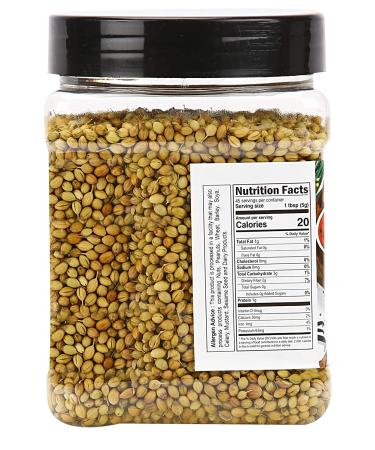 Zayd Organics USDA Organic Coriander Seeds Dhania Whole 8oz (227g) - Buy Online on GoSupps.com