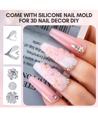 Makartt Solid Builder Gel Starter Kit - 4 in 1 Nail Extension Gel Set with 3D Sculpting, Strong Nail Glue for Acrylic Nails, Rhinestone Adhesive, and Hard Gel - 4 Color Kit | Nail Lamp Required - Buy Online on GoSupps.com