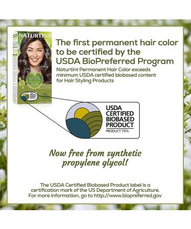 Naturtint Permanent Hair Color 5N Light Chestnut Brown (Pack of 6) - Ammonia Free, Vegan, Cruelty Free with up to 100% Gray Coverage - Long Lasting Results - 6 Pack, 1 Count - Buy Online on GoSupps.com