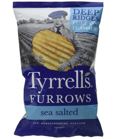Tyrrell's Sea Salt Wavy Crisps 150g