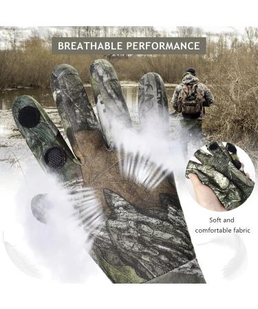 Camo Hunting Gloves - Anti-Slip Full Finger/Fingerless Gloves for Archery & Outdoors - Buy Online on GoSupps.com
