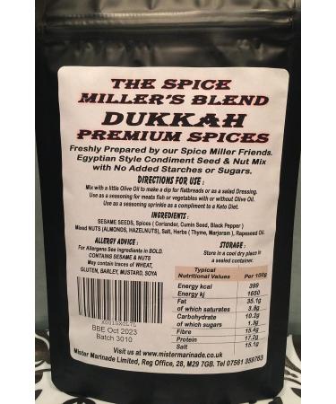 Spice Miller's Blend Dukkah 100g - Premium Artisan Spice Mix, Syn Free & Low Syn Seasoning - Buy Online on GoSupps.com