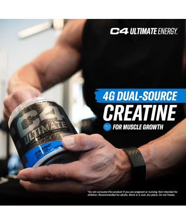 Cellucor C4 Ultimate Pre Workout Powder - Sugar Free Preworkout Energy with 300mg Caffeine and Creatine for Men & Women - Icy Blue Razz 12 Servings Icy Blue Razz 12 Servings (Pack of 1) - Buy Online on GoSupps.com