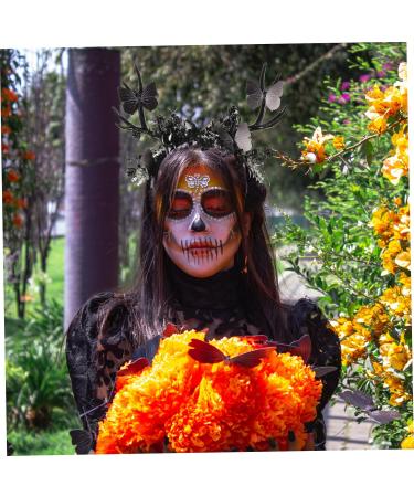 FOMIYES Antler Headband Elf Headband Black Antler Crown Elk Headband Antlers Horns Headband Antler Hair Hoop Cosplay Horns Headpiece Head Bandana Head Bands Halloween Party Headband Cloth 33.00X29.00X14.00CM Black - Buy Online on GoSupps.com