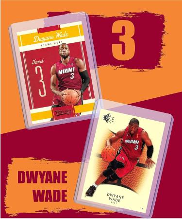 Dwyane Wade Basketball Cards Assorted Bundle - Miami Heat Chicago Bulls Trading Card Gift Pack (5 Cards) - Buy Online on GoSupps.com