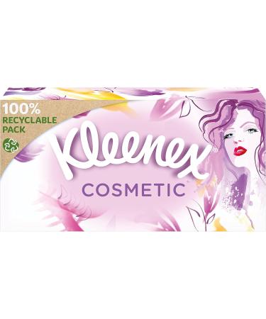 Kleenex Cosmetic Facial Tissue Box - Extra Soft 3-Ply 24 x 80 Tissues | International Shipping - Buy Online on GoSupps.com