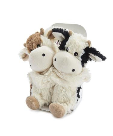 Warmies 9" Warm Hugs Fully Heated Plush Toy with French Lavender Cows