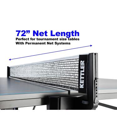 Kettler Indoor/Outdoor Table Tennis Nylon Net - Durable and Weatherproof - Buy Online on GoSupps.com