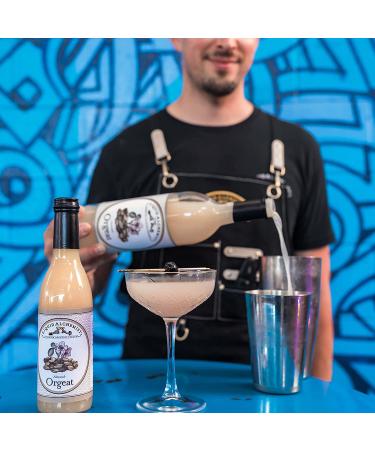 Natural Almond Orgeat Syrup for Cocktails - Non-GMO, Gluten-Free, Vegan (25 oz) - Buy Online on GoSupps.com