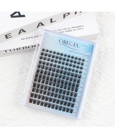 Oreola Single Eyelashes - 144 Pieces Cluster Super Thin Ribbon 8-16 mm DIY Eyelash Extensions for Beginners | International Shipping - Buy Online on GoSupps.com