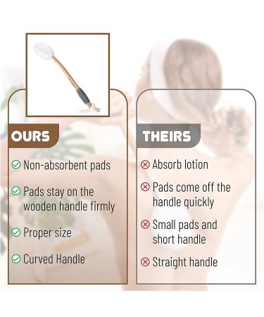 Slick 17-Inch Back Lotion Applicator - Easy Reach, Washable, Self Tanner Tool - Buy Online on GoSupps.com