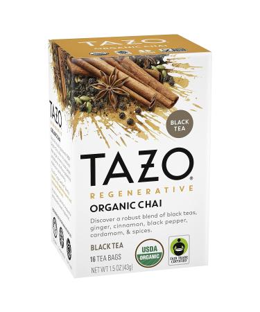 Tazo Teas Organic Chai Black Tea 16 Tea Bags 1.6 oz (53 g)