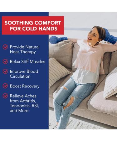 Dr. Arthritis Heated Arthritis Gloves for Men and Women Rheumatoid Arthritis Products - Warming Gloves for Everyday use Blue Heated Gloves (Blue) - Buy Online on GoSupps.com