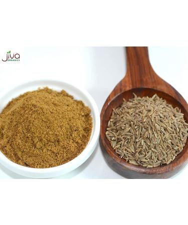 Jiva Organics Organic Ground Cumin Powder - 1 lb Jar | 100% Pure & Non-GMO Cumin Seed Powder - Buy Online on GoSupps.com